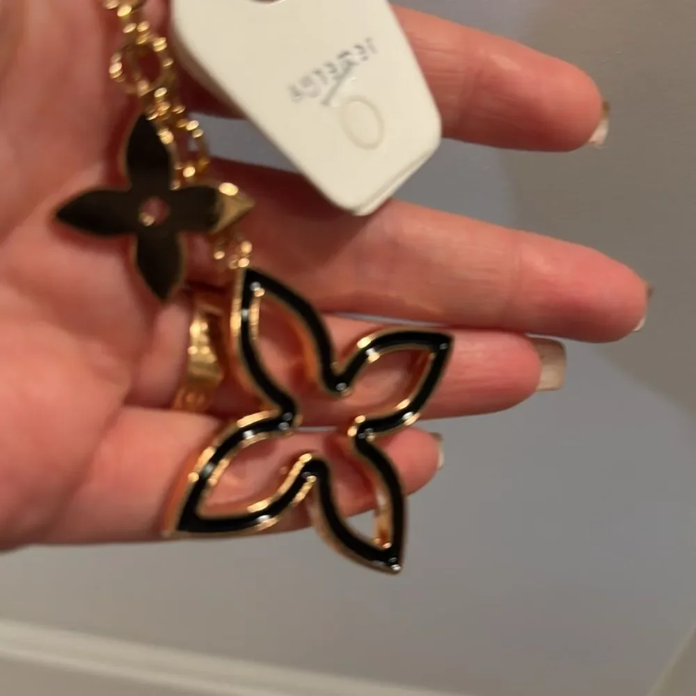 Fashion Jewelry Gold Flower Keychain